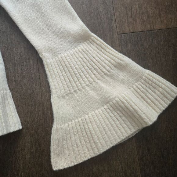 Charles Nolan Peplum Wool Cardigan Sweater size M 8 - Picture 6 of 13